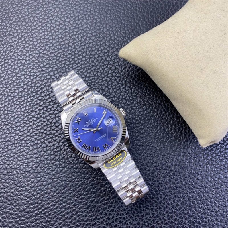 Rolex Datejust 41 Blue Roman Dial – Clean Factory Jubilee Replica Watch - Image 7