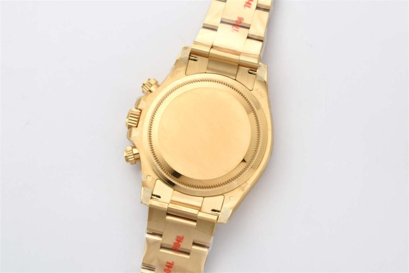 Rolex Daytona 126508 Replica – Clean Factory 18K Yellow Gold Black Dial - Image 7