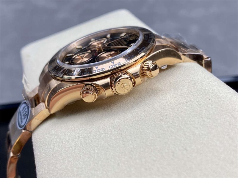 Rolex Daytona 116505 Everose Black Dial – Clean Factory 1:1 Replica - Image 7