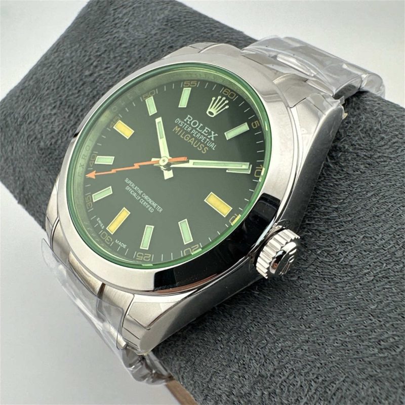 VS Factory Rolex Milgauss 116400GV Green Glass 904L Steel [Real Green Sapphire] - Image 7