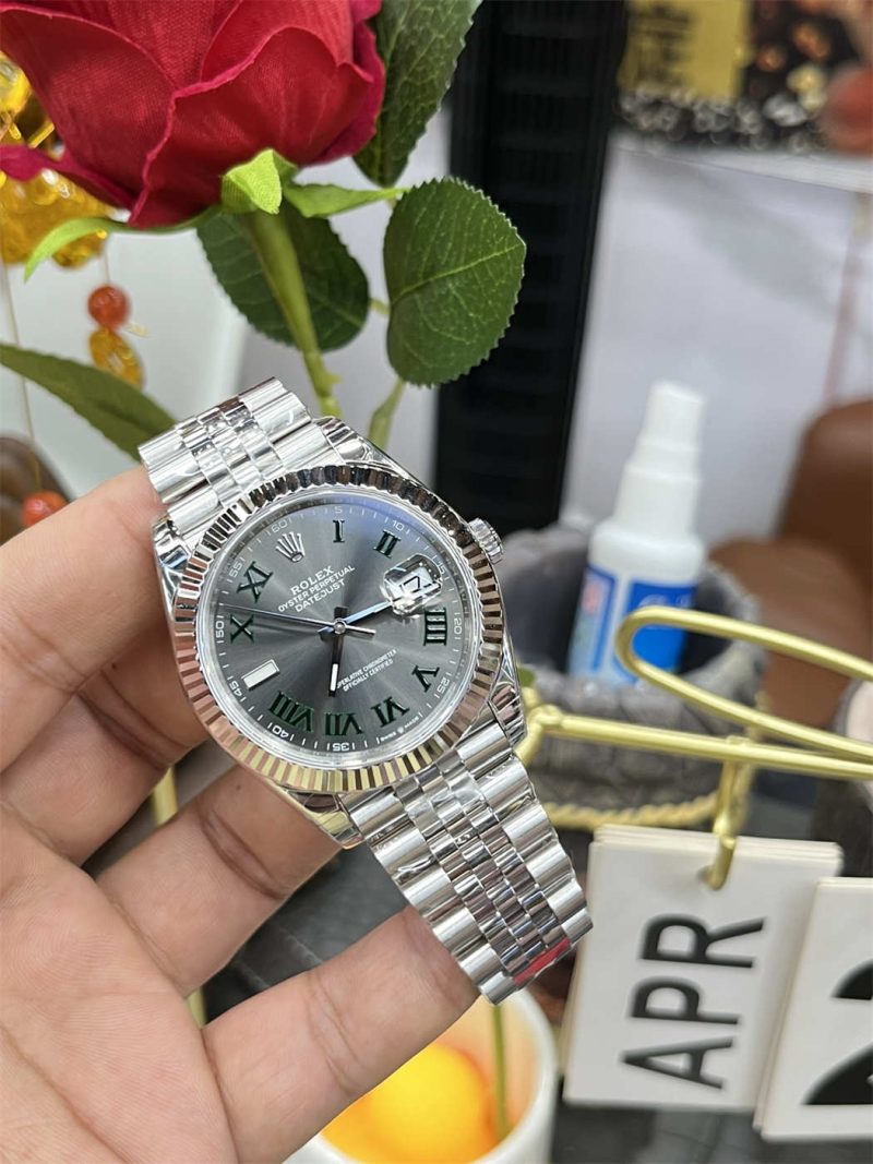 VS Factory Rolex Datejust 41 126334 Wimbledon Slate Dial VS3235 [2026] - Image 7