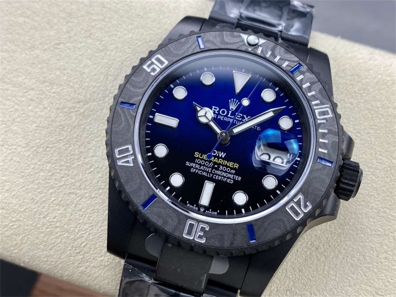 VS Factory Submariner Gradient Blue DLC Black Steel (VS3135) - Image 7