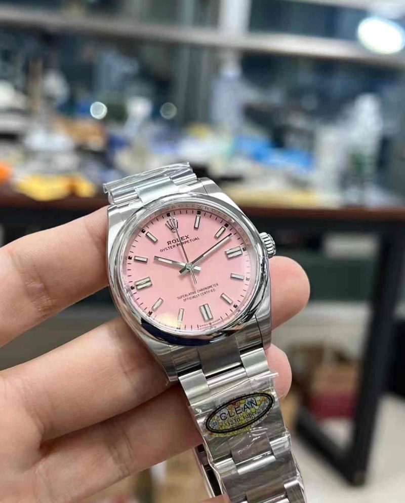 Clean Factory 126000 Pink Dial 36mm OP Replica - Image 7