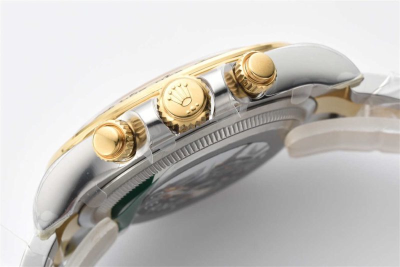 Clean Factory Rolex Daytona 126503 Replica - Two Tone Black Dial 4131 Mov - Image 8