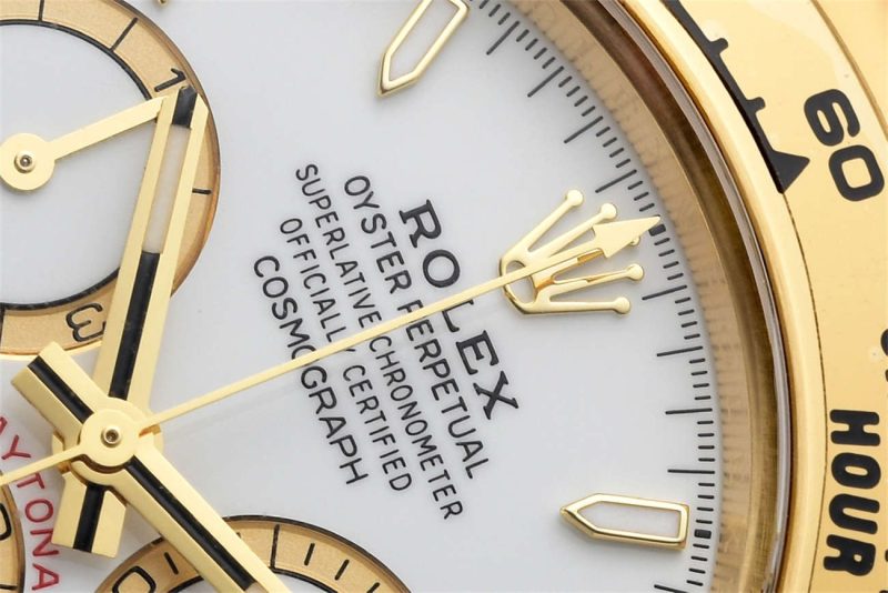 Clean Factory Rolex Daytona 126508 Replica - Yellow Gold White Dial (4131) - Image 8