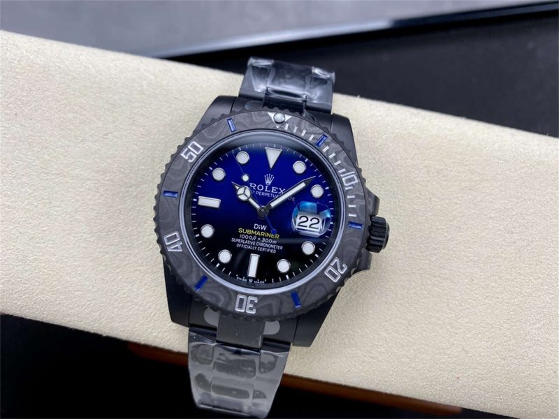VS Factory Submariner Gradient Blue DLC Black Steel (VS3135) - Image 8