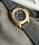 VSF Panerai PAM01074 Bronze Submersible 42mm Blue Dial Replica Watch - Image 8