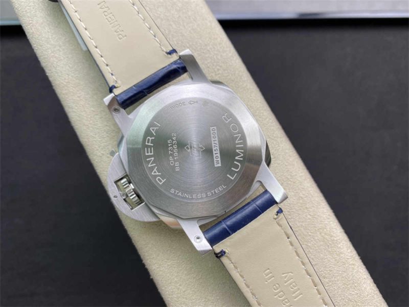 VSF Panerai PAM1393 42mm Luminor Marina Blue Dial Replica P9010 Clone - Image 8