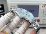 3B Factory Rolex Land-Dweller 127386TBR-0001 Replica – Platinum Look, Diamond Bezel, 163g Full Weight - Image 8