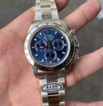 Rolex Daytona 116509 White Gold Blue Dial 1:1 Replica – Clean Factory - Image 8