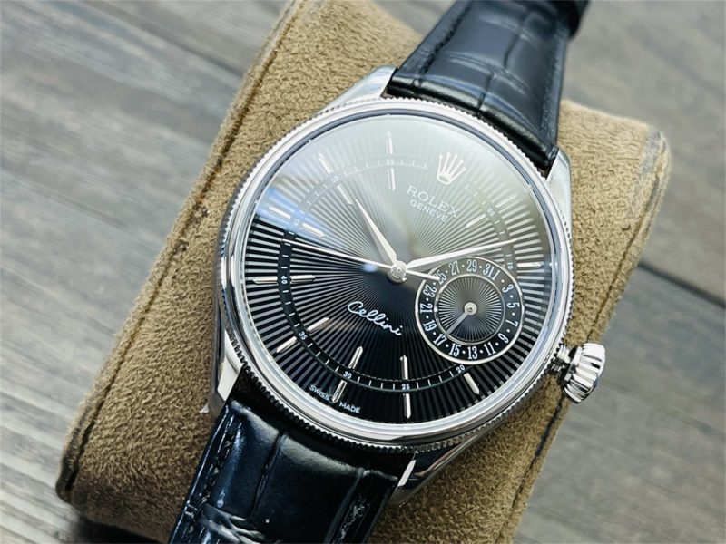 Rolex Cellini Date M50519-0007 Black Dial 39mm 1:1 Replica - Image 9