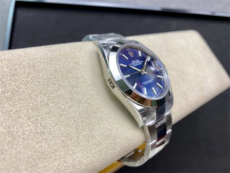 VS Factory Rolex Datejust 41 126300 Blue Dial Replica Watch - Image 9