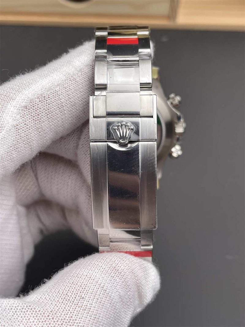 VS Factory Ice Blue Daytona 116506 Replica | Clone 4130 Platinum Look Rolex Daytona 116506 - Image 9