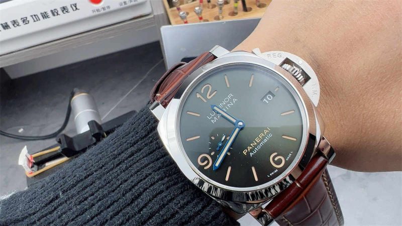 VSF Panerai PAM1116 44mm Luminor Marina Dark Green Dial Replica - Image 9