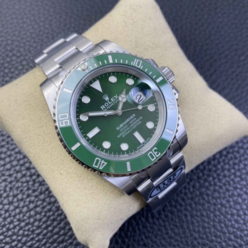 Submariner 116610LN Replica – 40mm Green Ceramic 1:1 Homage Watch - Image 9