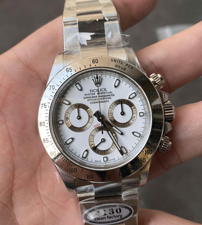 Clean Factory 116520 White Dial 40mm Daytona Replica - Image 9
