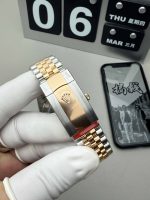 Rolex Datejust 41 126333 Two-Tone Rose Gold Green Roman Dial 1:1 Homage - Image 9