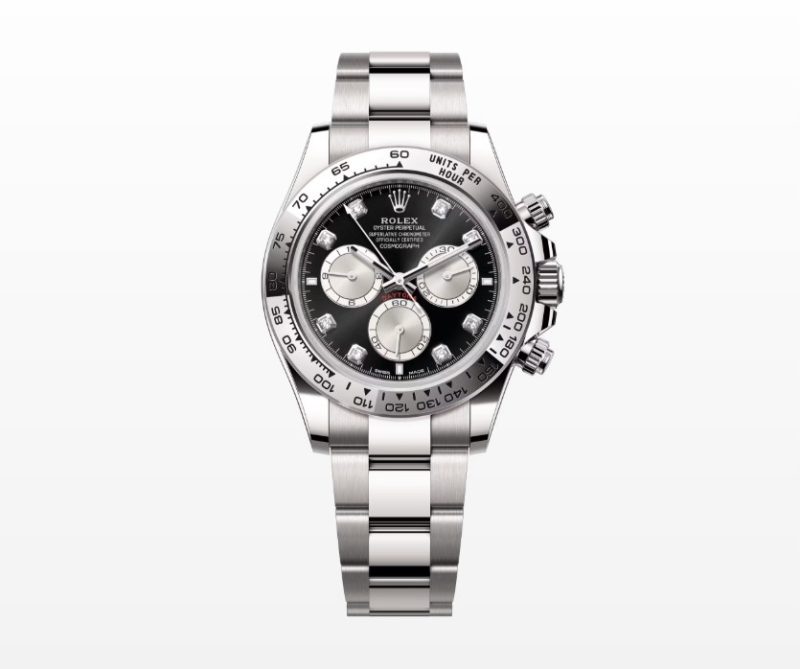 Clean Factory Rolex Daytona 126509 Replica - White Gold Black Diamond Dial (4131) - Image 9