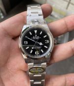 Clean Factory Rolex Explorer I 36mm Black Dial Replica - Image 9