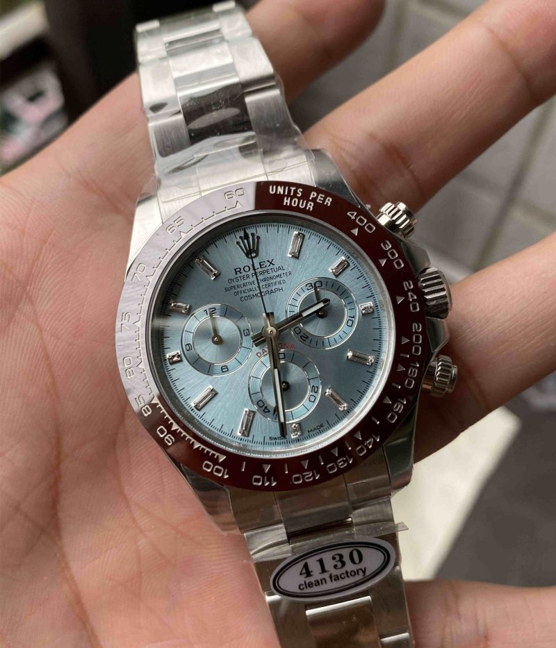 Clean Daytona 126506 Ice Blue – 40mm Platinum Replica - Image 11