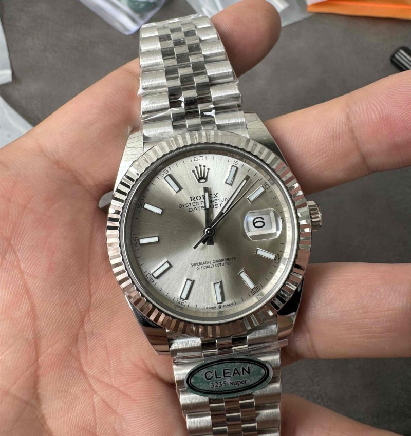 Clean Factory Datejust 126334 Silver Dial 41mm Replica - 904L Steel, 3235 Clone - Image 14
