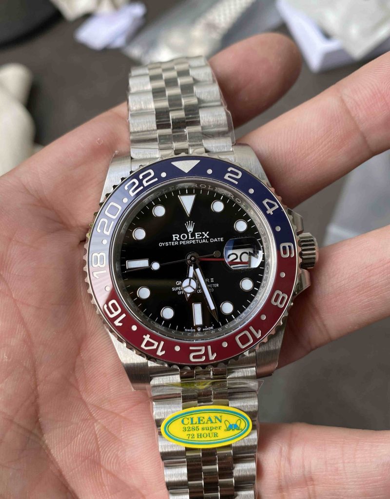 Clean Factory GMT Master II 3285 Super Clone – Dandong 3285, 70hr PR GMT-Master II 3285 - Image 18