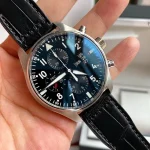IWC IW377701 Pilot Chronograph 43mm Black Dial Automatic 1:1 Replica Watch