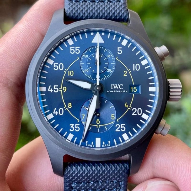 IWC Pilot Chronograph Blue Angels IW389008 1:1 Replica by ZF Factory Pilot’s Watch Chronograph Edition “Blue Angels” IW389008