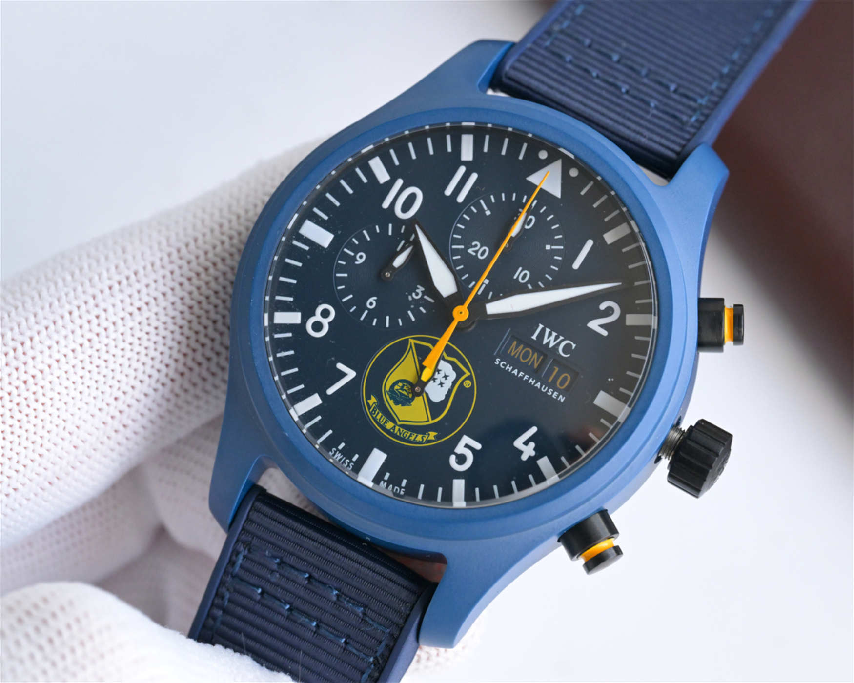 wc_upload_0001-105-1.jpg IWC Pilot’s Watch Chronograph Royal Maces IW389109 V3 1:1 Replica by ZF - Image 1