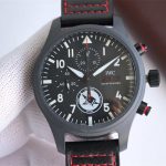 IWC Pilot’s Watch Chronograph Top Gun IW389108 1:1 Black Ceramic Replica by ZF