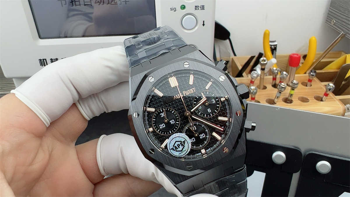 wc_upload_0001-125-1.jpg APS Factory Audemars Piguet Royal Oak 26240CE Full Black Ceramic 1:1 Chronograph Replica Royal Oak Selfwinding Chronograph 26240CE - Image 1
