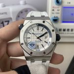 Audemars Piguet Royal Oak Offshore Diver 42mm 15710ST White Dial 1:1 Replica by APS Royal Oak Offshore Diver 42mm 15710ST.OO.A010CA.01