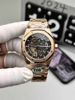 Audemars Piguet Royal Oak Double Balance Wheel Openworked 15407OR.OO.1220OR.01 Rose Gold 41mm 1:1 Replica