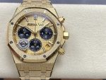 Audemars Piguet Royal Oak Chronograph 26240BA.GG.1324BA.01 APS Frosted Gold 1:1 Replica