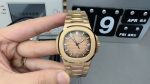 Patek Philippe Nautilus 5711/1R Rose Gold Replica – 3K Factory Champagne Dial