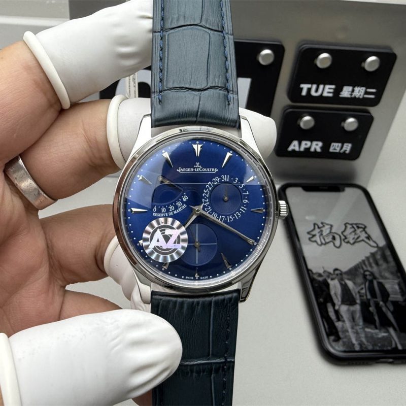 Jaeger-LeCoultre Master Control Reserve de Marche 1378480 1:1 Replica Blue Dial 39mm