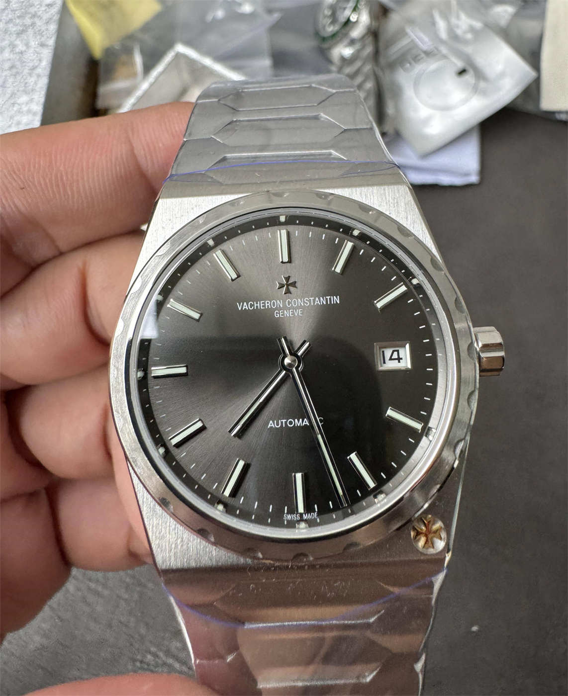 wc_upload_0001-194-1.jpg Vacheron Constantin Historiques 222 4200H/222A-B934 Steel Grey Dial 1:1 Homage - Image 1