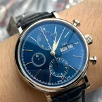 IWC Portofino Chronograph IW391036 7750 Blue Dial 1:1 Replica Dress Watch