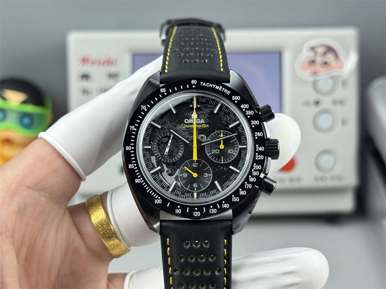 wc_upload_0001-2.jpg Omega Speedmaster Dark Side of the Moon Apollo 8 311.92.44.30.01.001 1:1 Replica Watch - Image 1