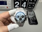 Breitling Chronomat 42 Blue Dial 1:1 Replica Automatic on Steel Bracelet