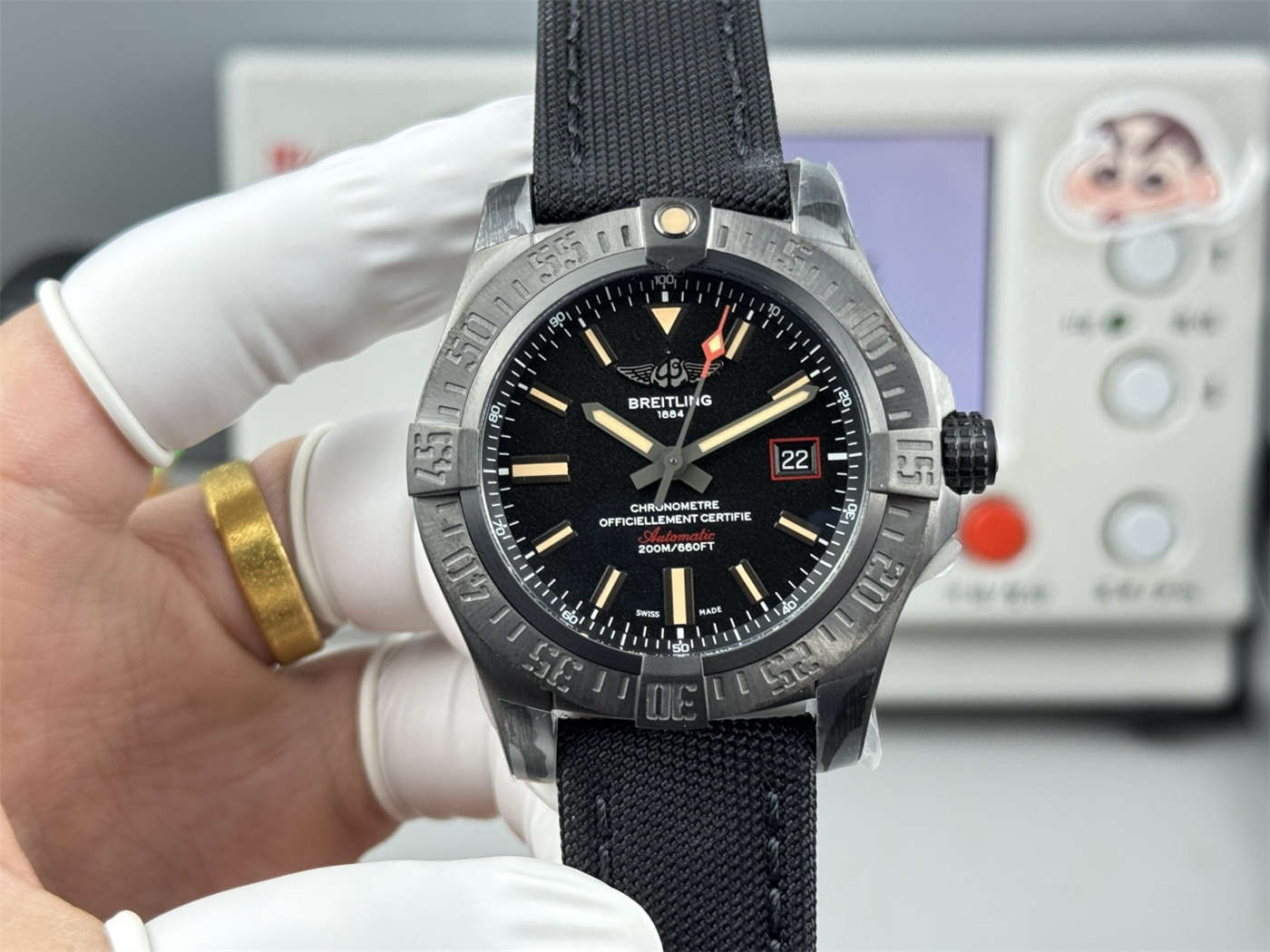 wc_upload_0001-204-1.jpg Breitling Avenger Blackbird 44 V17311 1:1 Replica by GF Factory - Image 1