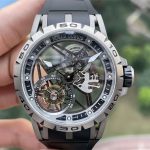 Roger Dubuis Excalibur Spider Skeleton Tourbillon RDDBEX0479 42mm Titanium 1:1 Replica