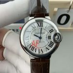 Cartier Ballon Bleu de Cartier 33mm Leather 1:1 Replica Watch by AF Factory