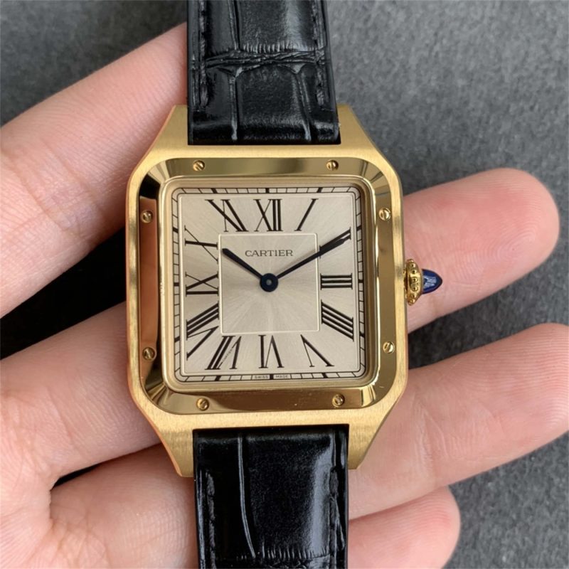 Cartier Santos Dumont XL Steel Quartz 1:1 Replica Dress Watch