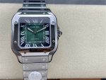Cartier Santos de Cartier WSSA0061 Green Dial Medium 1:1 Replica Watch