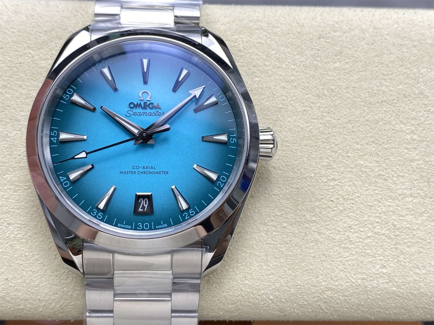 wc_upload_0001-23-1.jpg Omega Aqua Terra 150M 38mm 220.10.38.20.03.003 Atlantic Blue 1:1 Replica - Image 1