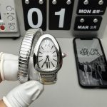 Women’s Watch Serpenti 101828 White Dial Steel 1:1 Replica Homage