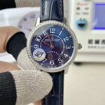 Women’s Watch Rendez-Vous 3468480 Blue Diamond Bezel 29mm 1:1 Replica