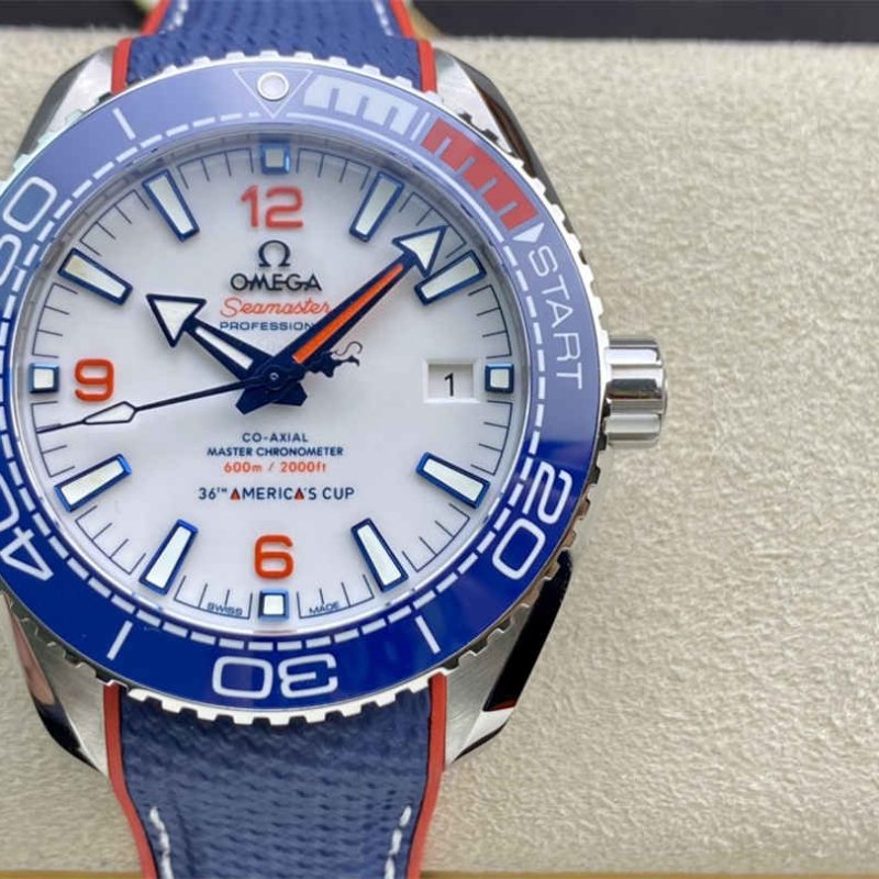 Omega Seamaster Planet Ocean 600M America’s Cup 43.5mm 1:1 Replica Diver Watch