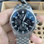 IWC Pilot’s Watch Chronograph IW377710 1:1 Replica – 43mm Black Dial Steel